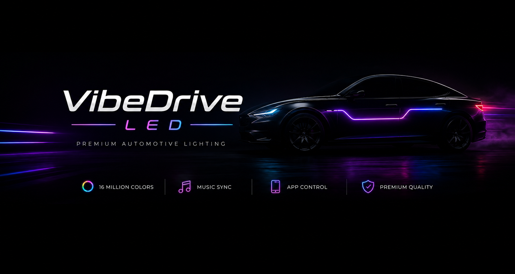 VibeDrive LED Logo