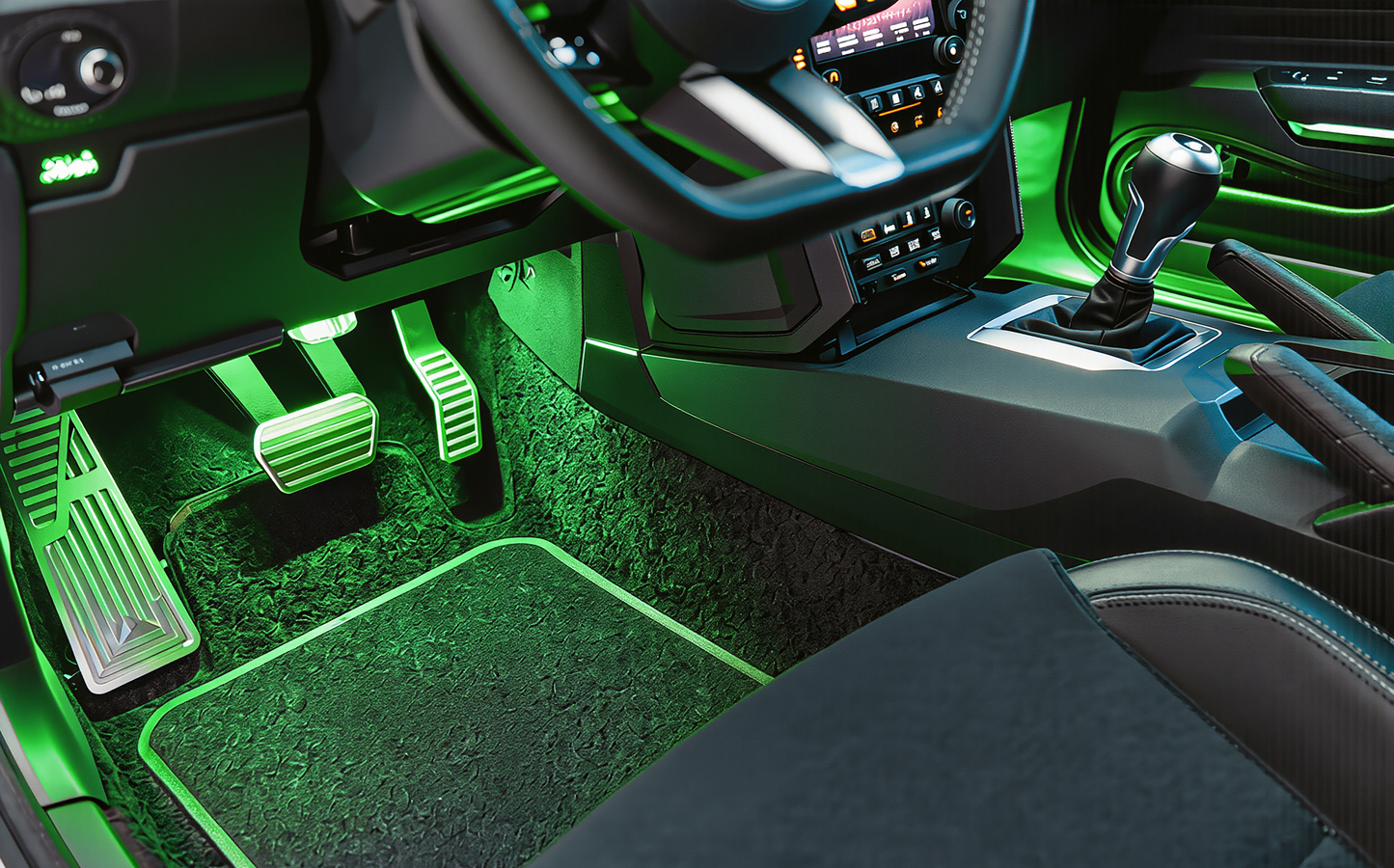 VibeDrive Car Interior LED Lights –  (USB/Cigarette Lighter)